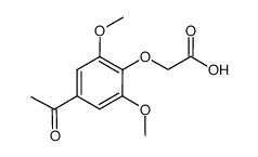3,3'-dimethoxy-4-carboxymethoxyacetophenone结构式