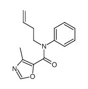 N-(3-butenyl)-4-methyl-N-phenyloxazole-5-carboxamide结构式