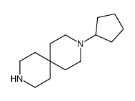 3-cyclopentyl-3,9-diazaspiro[5.5]undecane Structure