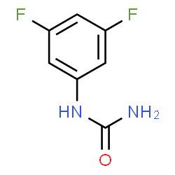 1-(3,5-二氟苯基)脲结构式