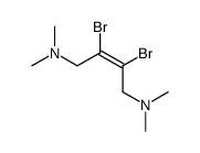 2,3-dibromo-N,N,N',N'-tetramethylbut-2-ene-1,4-diamine Structure