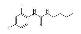 Thiourea, N-butyl-N'-(2,4-difluorophenyl) Structure