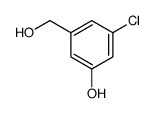 3-氯-5-(羟基甲基)苯酚结构式