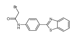 N-[4-(1,3-benzothiazol-2-yl)phenyl]-2-bromoacetamide Structure