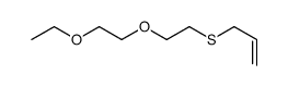 3-[2-(2-ethoxyethoxy)ethylsulfanyl]prop-1-ene结构式