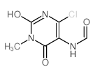 N-(4-chloro-1-methyl-2,6-dioxo-3H-pyrimidin-5-yl)formamide Structure