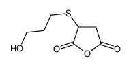 3-(3-hydroxypropylsulfanyl)oxolane-2,5-dione Structure