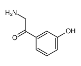 2-amino-1-(3-hydroxyphenyl)ethanone Structure