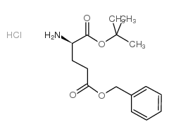 D-Glutamic acid alpha-T-butyl-delta-benzyl diester hydrochloride structure