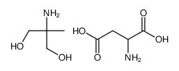 2-aminobutanedioic acid,2-amino-2-methylpropane-1,3-diol Structure