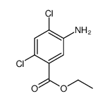 ethyl 5-amino-2,4-dichlorobenzoate结构式