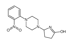 5-[4-(2-nitrophenyl)piperazin-1-yl]pyrrolidin-2-one结构式