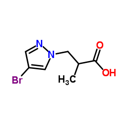 3-(4-溴-1H-吡唑-1-基)-2-甲基丙酸图片