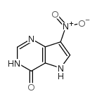 3,5-二氢-7-硝基-4H-吡咯并[3,2-D]嘧啶-4-酮结构式