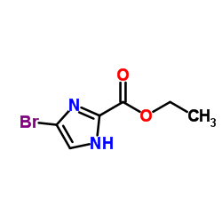 5-溴咪唑-2-甲酸乙酯结构式