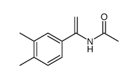 Acetamide, N-[1-(3,4-dimethylphenyl)ethenyl] Structure