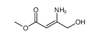 methyl 3-amino-4-hydroxybut-2-enoate结构式