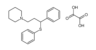 oxalic acid,1-(3-phenyl-3-phenylsulfanylpropyl)piperidine Structure