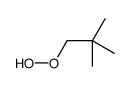 1-hydroperoxy-2,2-dimethylpropane Structure