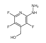 6-hydrazinopyridine-4-carbinol结构式
