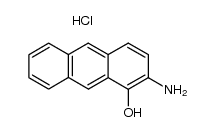 2-amino-[1]anthrol, hydrochloride Structure