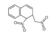 1-nitro-2-(nitromethyl)-1,2-dihydronaphthalene结构式