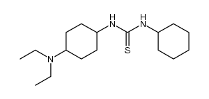 N-cyclohexyl-N'-(4-diethylamino-cyclohexyl)-thiourea Structure