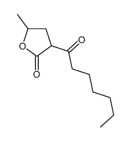 3-heptanoyl-5-methyloxolan-2-one结构式