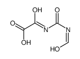 2-(formylcarbamoylamino)-2-oxoacetic acid结构式