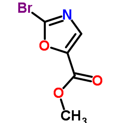 2-溴恶唑-5-甲酸甲酯结构式