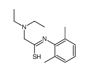 2-(Diethylamino)-N-(2,6-dimethylphenyl)ethanethioamide结构式