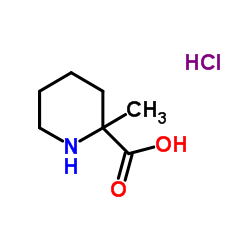 2-甲基哌啶-2-羧酸盐酸盐结构式