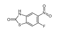 2(3H)-Benzothiazolone,6-fluoro-5-nitro-(9CI) Structure