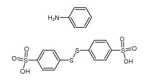 dianilinium 4,4'-dithiobis(benzenesulfonate) Structure