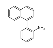 4-(2-aminophenyl)isoquinoline Structure