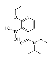 4-(diisopropylcarbaMoyl)-2-ethoxypyridin-3-ylboronic acid Structure