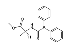(S)-1-(diphenylphosphino)-N-(1-(methoxycarbonyl)ethyl)thioformamide Structure