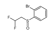 1-bromo-2-(2,2-difluoroethylsulfinyl)benzene Structure