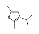 2,5-dimethyl-3-propan-2-ylthiophene结构式