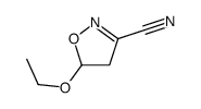 5-乙氧基-4,5-二氢异噁唑-3-甲腈结构式