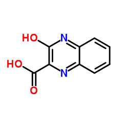 3-羟基-2-喹喔啉羧酸结构式