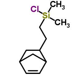 [(二环庚烯基)乙基]二甲基氯硅烷结构式