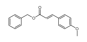 3-(4'-methoxyphenyl)-(E)-propenoic acid benzyl ester Structure