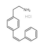 2-(4-苯乙烯基苯基)-乙胺盐酸盐结构式