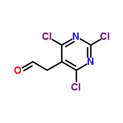 (2,4,6-Trichloro-5-pyrimidinyl)acetaldehyde结构式