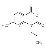 7-甲基-1-丙基-1H-吡啶并[2,3-d][1,3]噁嗪-2,4-二酮结构式