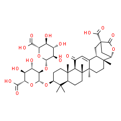 乌拉尔甘草皂苷D结构式