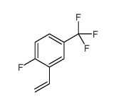 1-fluoro-4-(trifluoromethyl)-2-vinyl-benzene结构式