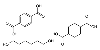 cyclohexane-1,4-dicarboxylic acid,hexane-1,6-diol,terephthalic acid结构式