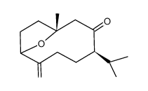 3,10-epoxygermacr-4(14)-en-8-one Structure